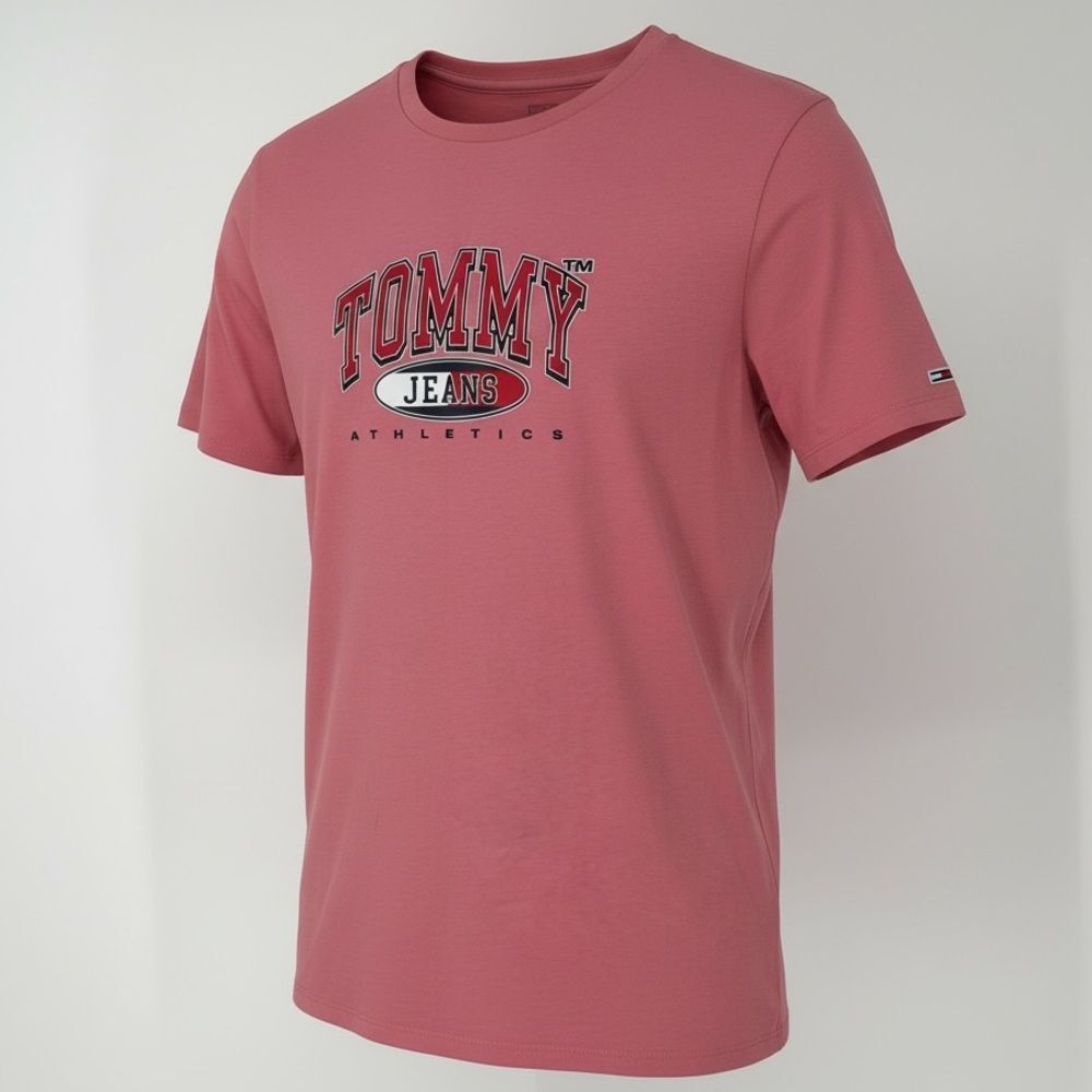 MWT Tommy Hilfiger Men's Pink Graphic Tee Size L